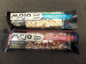 Two Clif Mojo bars