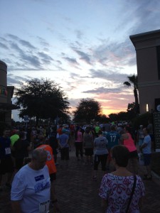 Sunrise over Runners! 