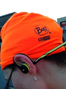 UV Buff, wrapped as a hat