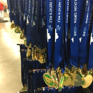 Mashed Potato Mile-rs get the same bling, different ribbon