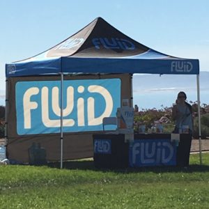 Until race day, I didn't know "Fluid" was a brand name (and not a generic for "some type of electrolyte beverage"). Post-race, I sampled the cinnamon vanilla recovery beverage--it is vegan and soy-free--and let me tell you, it tasted like chai. #nomnom