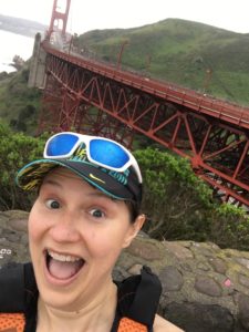 Rock n Roll San Francisco bridge shot