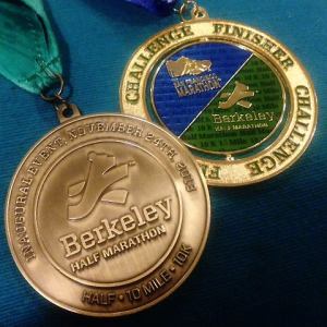 Berkeley half medal