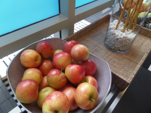 Fresh fruit for a post-ride snack
