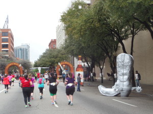 In Texas, these are not called "cowboy boots." (They are "boots.") I would have picked a Shiner long neck, but that's just me.