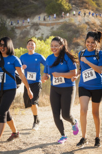 Inaugural Foothill 5k Challenge runners enjoying the climb