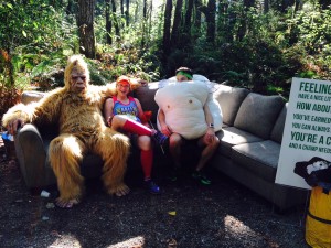 Every race should have sofas at the aid stations.