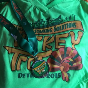 This years shirt is definitely on trend, as current running styles favor neon for visibility