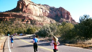 The last 1/4 of the course returned to pavement