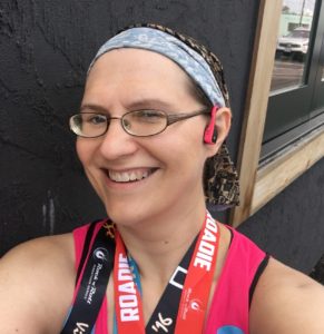 Sweaty post-race selfie at Rock n Roll Virginia Beach