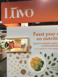 Luvo's Expo West booth displayed the goodness inside on the outside!