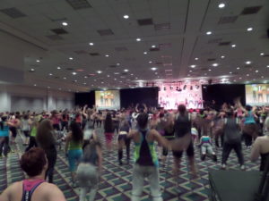 Zumba Instructor Network members at trainig