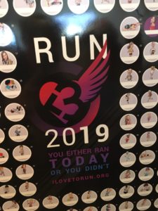 I heart running 2019 poster